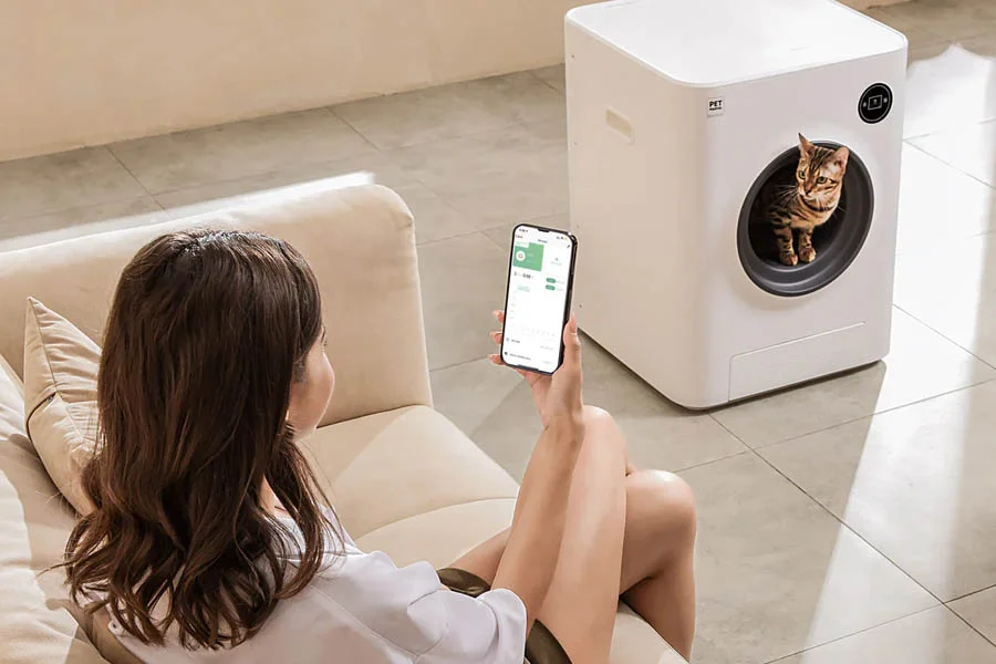 electronic cat box